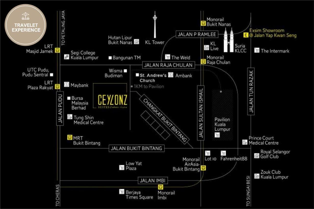 Ceylonz Suite Klcc, Travelet Kuala Lumpur Eksteriør bilde